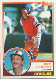 1983 Topps      138     Rick Dempsey